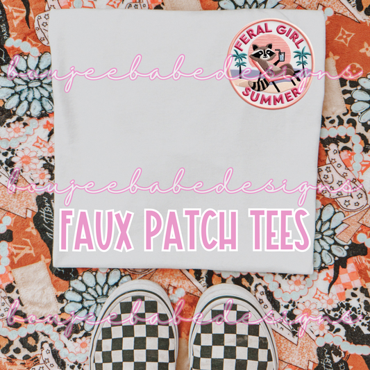 Faux Patch Tees