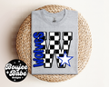 CHECKERED STAR INITIAL