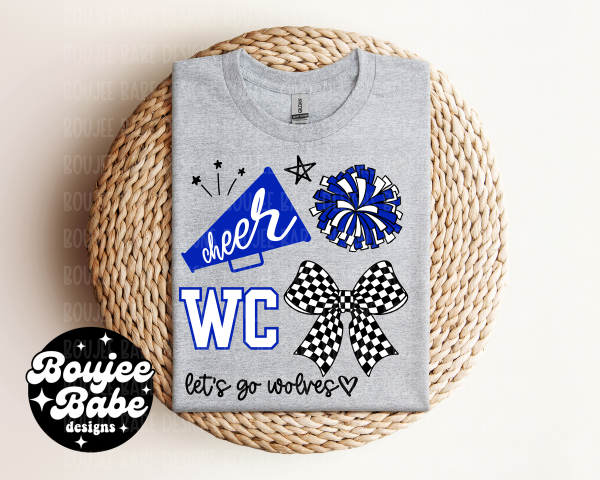 CHEER MEGAPHONE COLLAGE